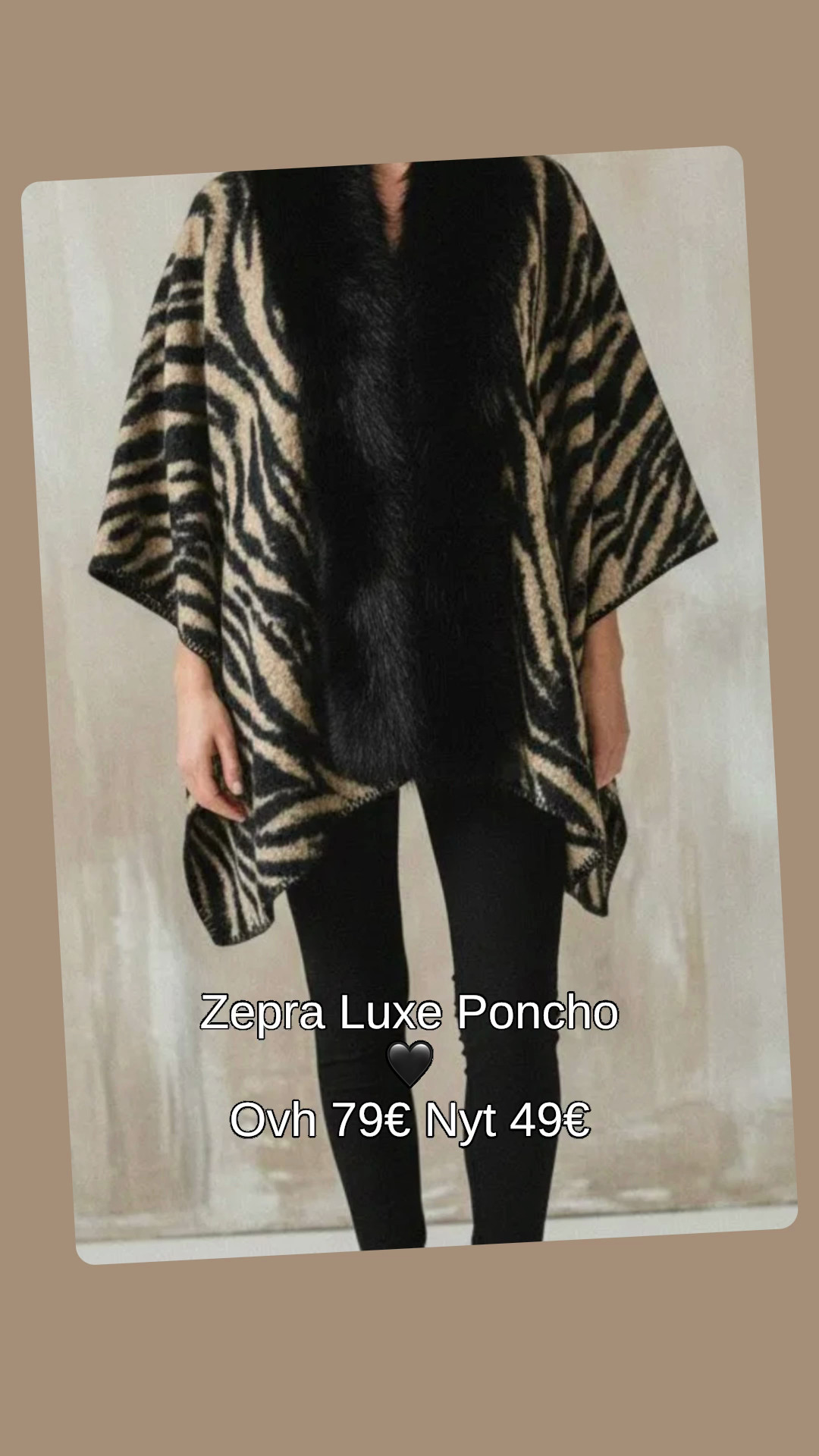 Zepra Luxe Poncho