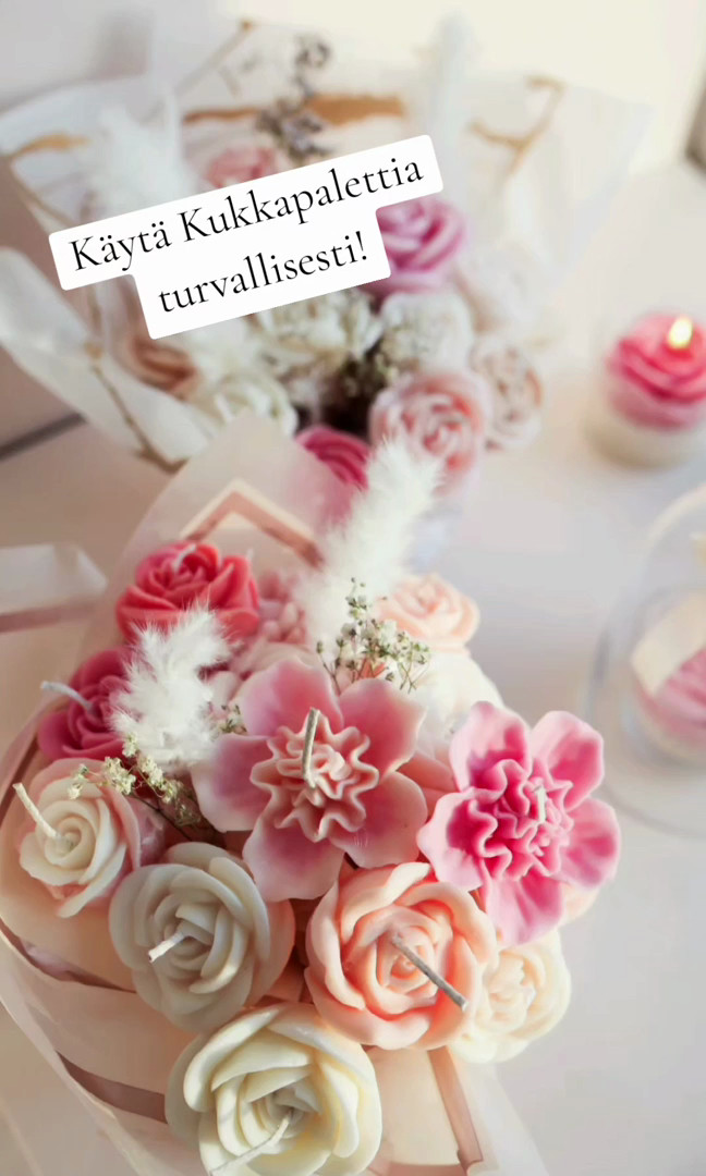 KUKKAPALETTI - KYNTTILÄT LAHJARASIASSA