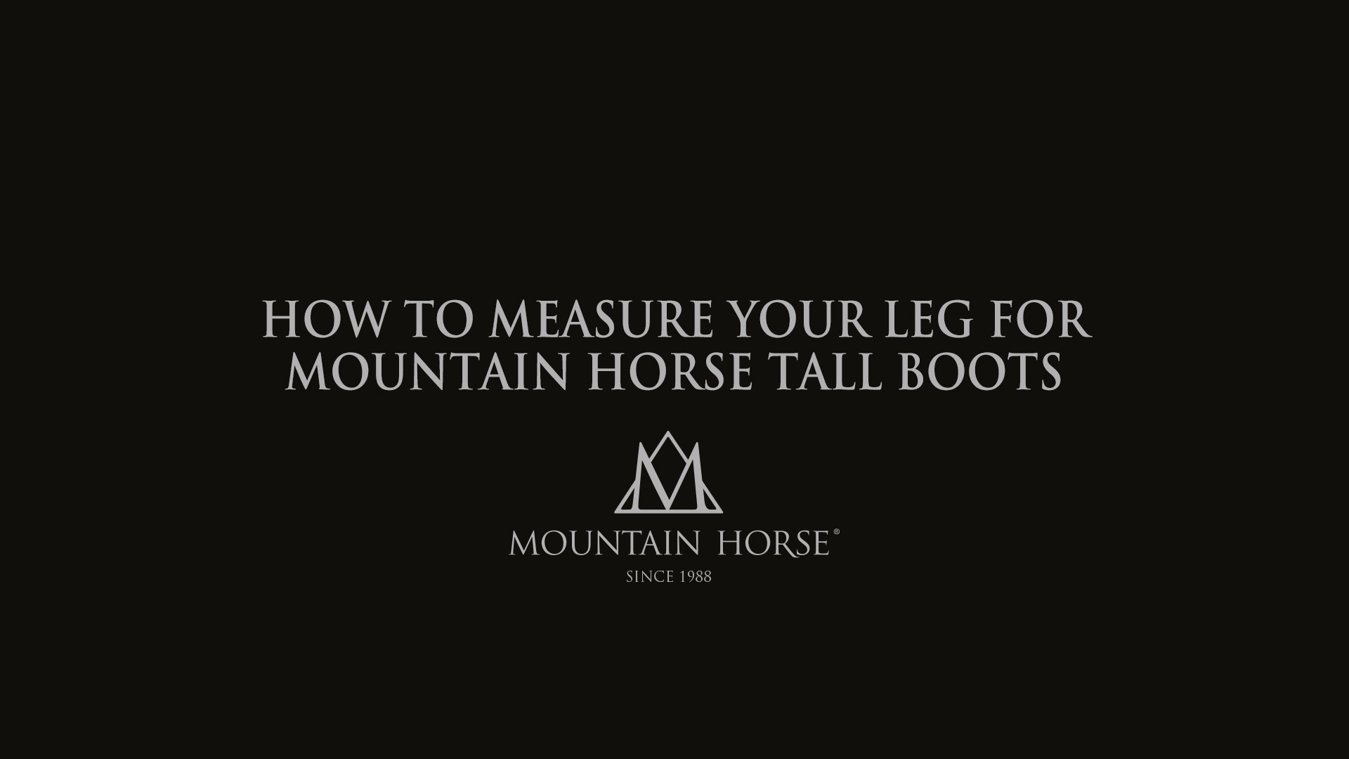 Mountain Horse Sovereign High Rider ratsastussaappaat